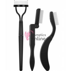 Pieptene metalic pentru gene naturale sau false PMG02 Set 3 bucati